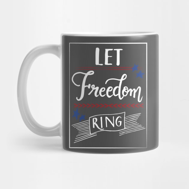 Let Freedom ring - July 4th independence day by papillon